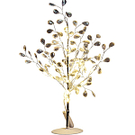 Светодиодный куст «Лепестки» 35×26×3 см, 10 LED, постоянное свечение, от батареек CR2032×2 (в комплекте), свечение тёплое белое