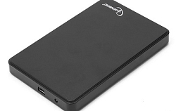 Внешний корпус SATA GEMBIRD EE2-U2S-40P, черный, USB 2.0, пластик