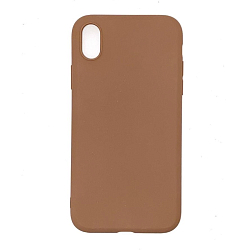 Задняя накладка ZIBELINO Soft Matte для iPhone XR (Coffee)