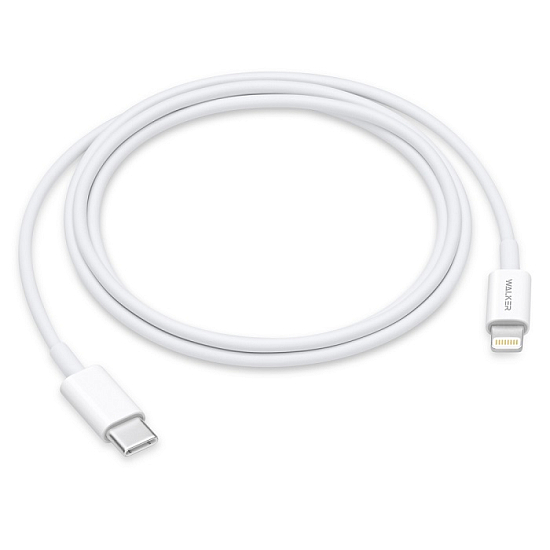 Кабель Lightning <--> Type-C  1.0м WALKER C830 белый