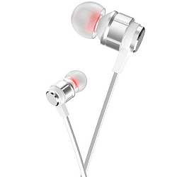 Наушники HOCO M85, Platinum, Jack 3.5мм, серебряный