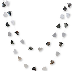 Гирлянда «Ёлочки», длина 4 м, цвет серебряный