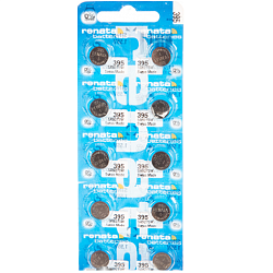 Элемент питания RENATA AG07 395 (SR927SW) BL10 Silver Oxide 1.55V (10/100)