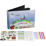 Фотоальбом 25 листов (наклейки+кольца) "Весь мир для тебя" 19х27х3 см   9544524