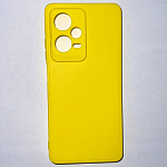 Задняя накладка Мобилис для Xiaomi Redmi Note 12 Pro (5G)/ Poco X5 Pro 5G, желтый , матовая с защитой камеры