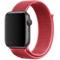 Нейлоновый ремешок  MOBIS для Apple Watch 42mm Темно-красный