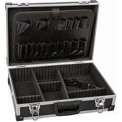 Ящик для инструмента FIT 65630  алюминиевый (43 x 31 x 13 см) (черный)