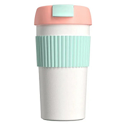 Термокружка Xiaomi Kiss Kiss Fish Rainbow 490ml (S-U45C) (Pink Mint)