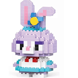 Фигурка-конструктор "Заяц" фиолет 04