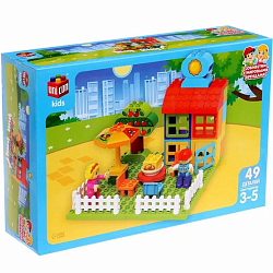 Конструктор UNICON Сад, наклейки в наборе, 49 деталей