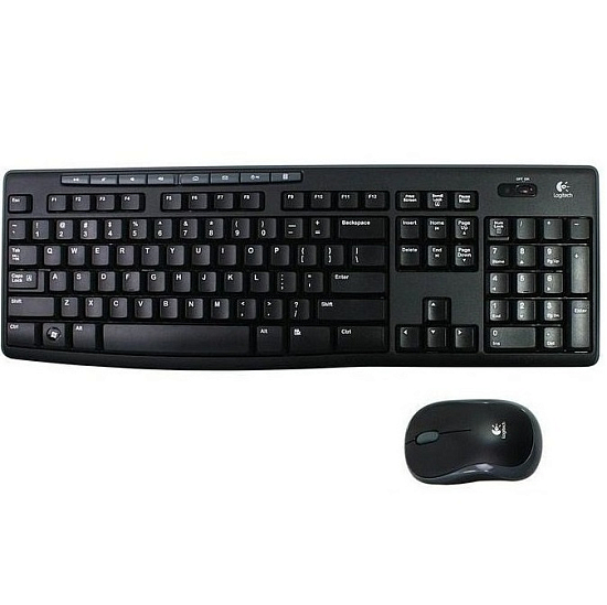 Клавиатура+мышь БП LOGITECH MK270 черный
