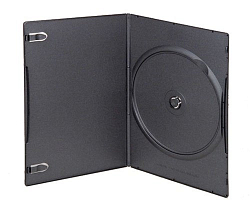 Футляр 1DVD 9mm UNIBOX (черный глянец)