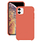 Силиконовый чехол SILICONE CASE для iPhone 11 (оранжевая) (не оригинал)