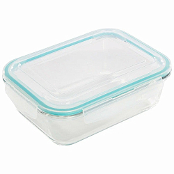 Контейнер DIAFANO,1500 мл, из жаропроч стекла с крыш. из пласт, темп режим -40 до +300С арт. 005473