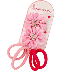 Набор для волос Выбражулька «Кокетка» нежность бабочка, розовый 10679842