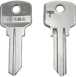 Заготовка ключа PEN-1_BZ1R/BZ2R_PNZ1L_PNZ1S_x_X26 KHP