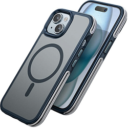 Силиконовый чехол HOCO для iPhone 15, AS5, цвет: синий