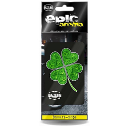 Ароматизатор DAZZLING LIFESTYLE "Клевер" Ваниль-кофе, бумажный