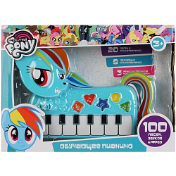 Пианино "My little Pony", на бат., 3 режима звучания в русс. кор. ТМ "Умка" в кор.48шт HT787-R