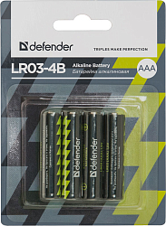 Элемент питания DEFENDER LR03 BL-4