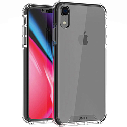 Задняя накладка NONAME для iPhone XR черный с противоударными углами (032)