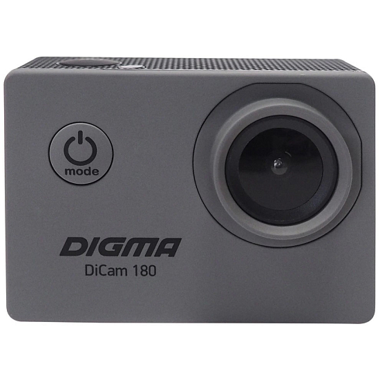 Экшн-камера DIGMA DiCam 180 серый