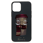 Задняя накладка SC302 для iPhone 12 (005) (brown)