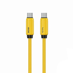 Кабель Type-C <--> Type-C  WEKOME WDC-28 Yellow