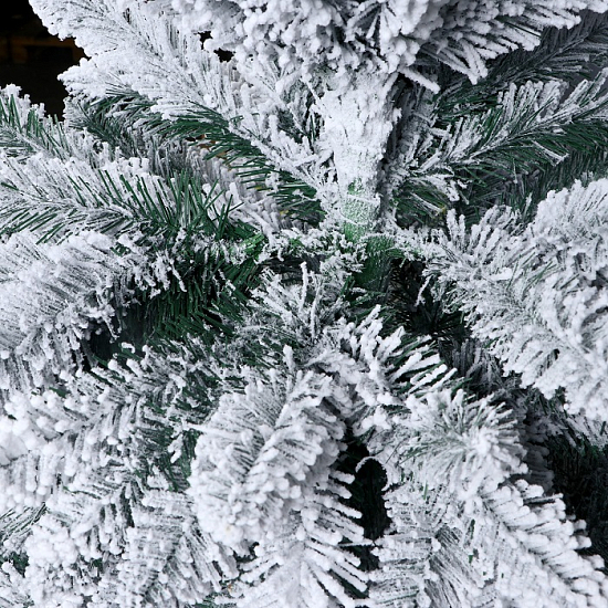 Ёлка искуственная заснеженная «Снегопад», 180 см, ПВХ ветки отгибаются