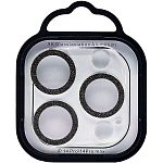 Противоударное стекло для камеры СG06 для iPhone 14 Pro/14 Pro Max (black)