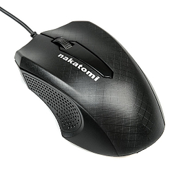 Мышь NAKATOMI Navigator MON-07U черная, USB