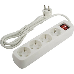 Сетевой удлинитель  1.8м DEFENDER S418 4 розетки