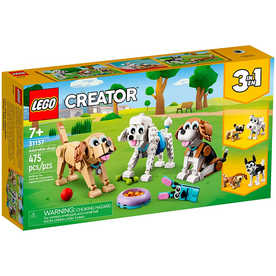 Конструктор LEGO Creator 31137 Очаровательные собаки