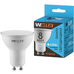 Лампа светодиодная WOLTA LX MR16 8W/6500К/GU10 1/50