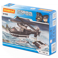 Конструктор ПОЛЕСЬЕ Город. Полиция-1.7 , 102 эл.