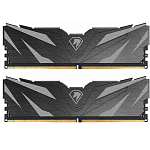 Оперативная память DDR5 Netac Shadow II, DDR5, 32GB (2x16GB), 6000 MHz, CL38, DIMM, с радиатором, RGB, черный (NTSWD5P60DP-32K)