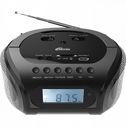 Магнитола RITMIX RBB-020BT black
