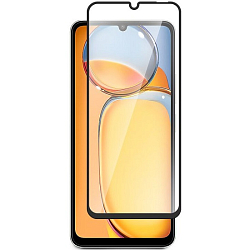 Противоударное стекло 3D NONAME для Xiaomi Redmi 13C чёрное