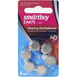 Элемент питания SMARTBUY ZA675 BL-6 (60/3000) (SBZA-A675-6B)