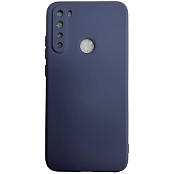 Силиконовый чехол Silicone Case NEW ERA для Xiaomi Redmi Note 8 серый