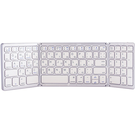 Клавиатура БП B089 серебро