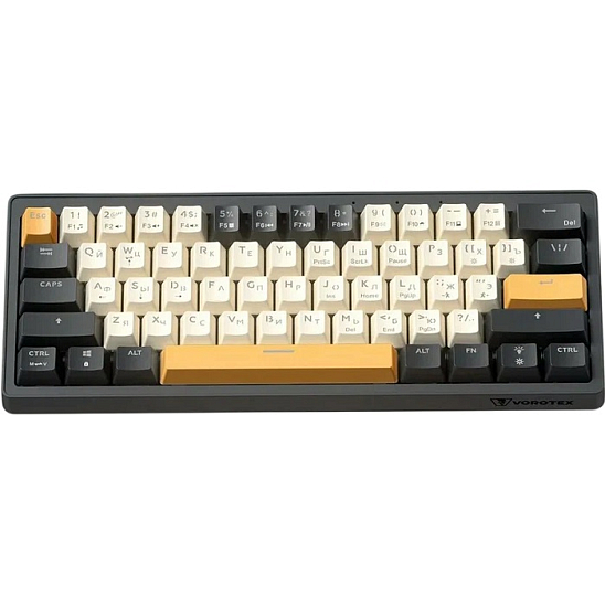 Клавиатура VOROTEX K610 Light Red Switch, бежевый/серый