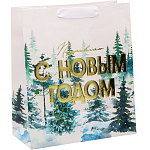 Пакет новогодний «С Новым годом», ML 23×27×11.5 см 9623968