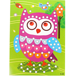 Аппликация круглыми стразами «Совушка» 2294299