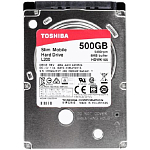 Внутренний HDD 2.5" 500GB Toshiba L200  Mobile Slim, SATA-III, 5400 RPM, 8 Mb