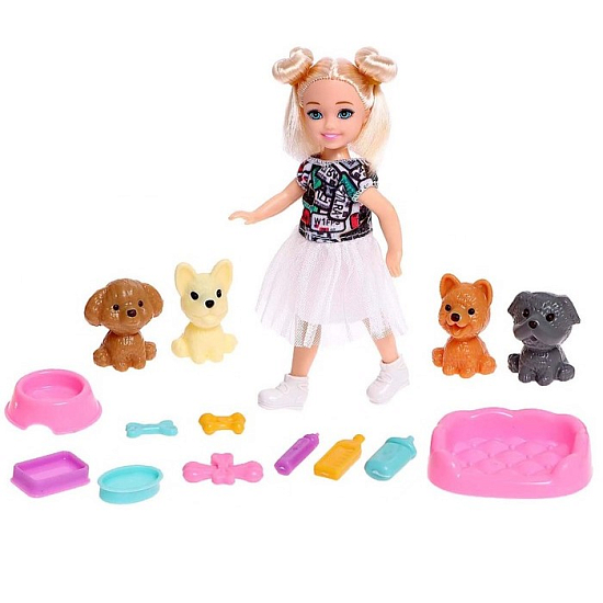 Кукла-малышка «Весёлые друзья» с аксессуарами