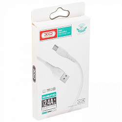 Кабель USB <--> Type-C  1.0м XO-NB-P163 белый