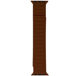 Силиконовый ремешок для Apple Watch 38/40mm магнитный, коричневый (S)