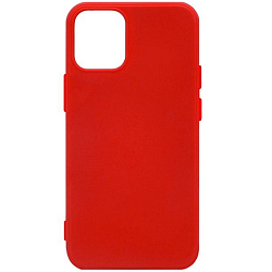 Силиконовый чехол STR Soft Touch для iPhone 12 mini MagSafe (ярко-красный)