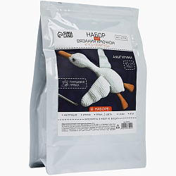 Амигуруми мягкая игрушка своими руками «Гусь-обнимусь», 45 см